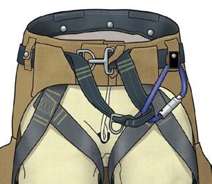 ADJUSTABLE BELT CLOSURE makes the pants fit like jeans or can be replaced by your choice of harnesses or belts, initially or down the road.