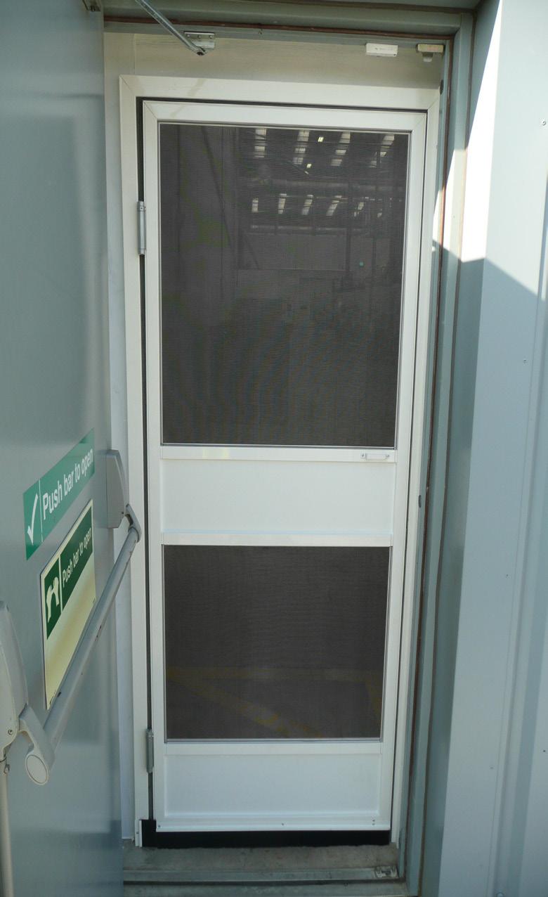 industrial screen door 46mm aluminum frame for all commercial or industrial applications.