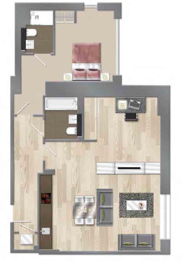 Beautifully proportioned 1 bedroom and 1 bedroom plus apartments 308 309 307 310 306 311 305 312 304 303 302 301 313 314 315 316 336 337 338 339 340 341 342 317