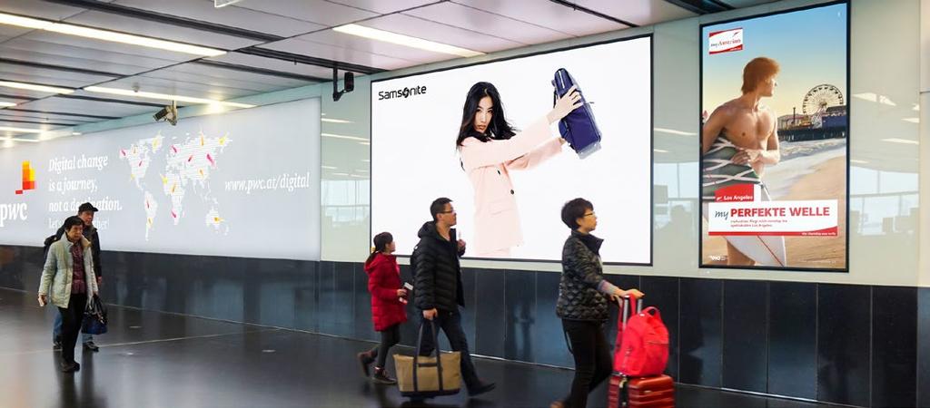 DIGITAL NETWORKS Digital Hotspots 3 34 Areas: 3 Mega Wall at Terminal 3: 78 units of 46 inch full HD screens in portrait format Right at the boarding pass control in the departure area 4