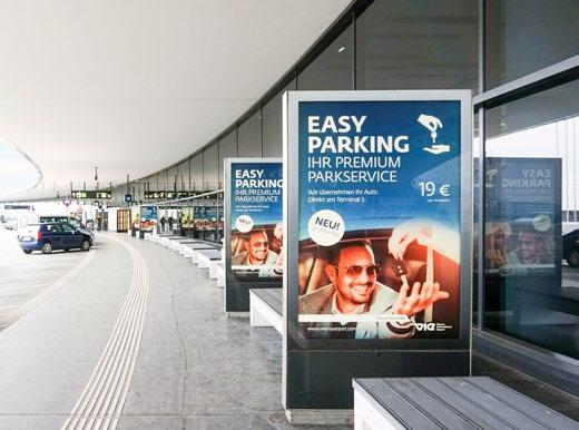 OUTDOOR ADVERTISING Airport Entrance & Exit Roads