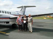 Beatrix Kraus handed over a donation of AUS$ 2,000.00 to Flight Nurse Michael Penno on March 17 th, 2008.