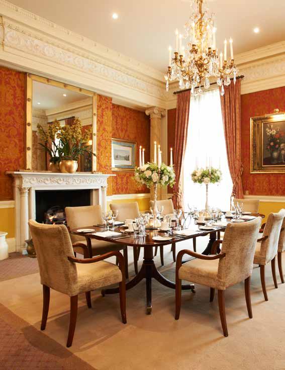 The Buckingham The Buckingham A marble open fireplace and a spectacular tapestry enhance this room, whilst the grand chandelier brings life to the antique furnishings.
