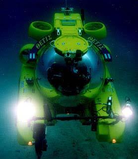 Greek Innovations The submersible "Thetis" of the Hellenic Centre of Marine Research It took its name from Thetis, one of the Nereids, daughters of Nereus, who in Greek mythology