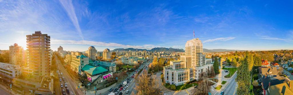 PERCHED AT THE TOP OF THE CAMBIE RISE, THE VIEWS FROM YOUR HOME ARE ALWAYS BREATHTAKING.