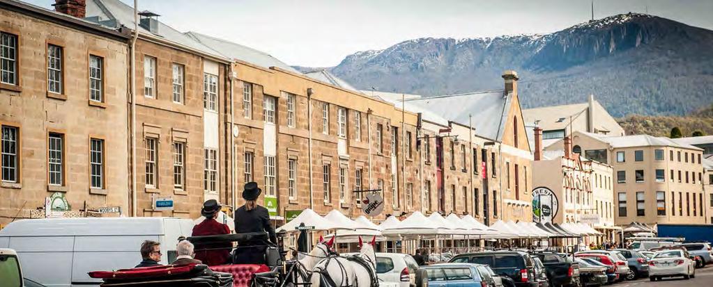 Salamanca Place HISTORIC PLACES Salamanca Place and Battery Point Stroll the streets of these historic areas of Hobart and dine or have a drink in one of the sandstone warehouses, now home to trendy