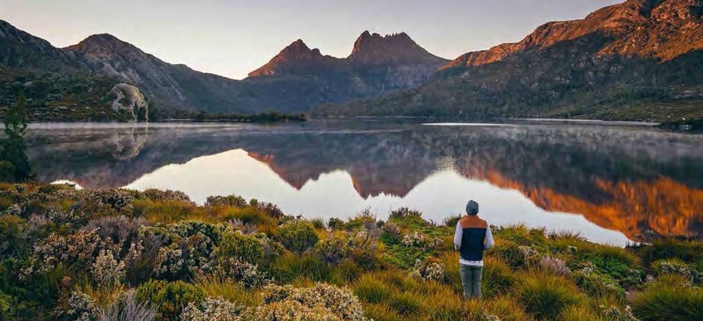 Shoot down natural waterslides, plunge into rivers, launch yourself off waterfalls and abseil down cliff faces with Cradle Mountain Canyons.