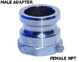 CAM AND GROOVE CAM & GROOVE PART A PART A REDUCER ADAPTER FEMALE NPT ALUMINUM PART A SPOOL ADAPTER BRASS PART A STAINLESS 316 BSP THREAD CGA-1520-A 1-1/2 x 2 CGA-2015-A 2 x 1-1/2 CGA-2030-A 2 x 3