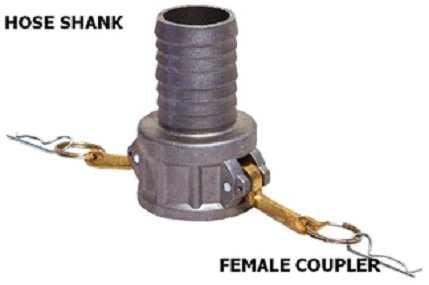 CAM AND GROOVE CAM & GROOVE PART B PART B NYLON REDUCER COUPLER MALE NPT PART B REDUCER COUPLER MALE NPT ALUMINUM PART B SS316 QUICK LOCKING CGB-1512-NY 1-1/2 x 1-1/4 175 CGB-805-NY 3/4 x 1/2 175