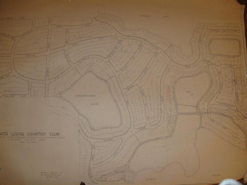 1926 Schram Realty Proposed White Lodge Note the expanded section of canals and lots North & East of our Island Original on file in the White Lodge Clubhouse Schram Realty continued to sell