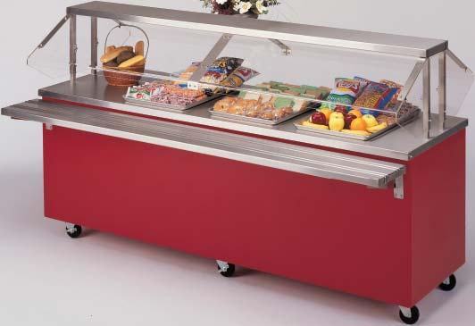 Solid Top Unit JOB ITEM # QTY # MODEL NUMBER R1-ST R2-ST R3-ST R4-ST R5-ST R6-ST R5-ST shown with optional 3-ribbed tray slide and BPG protector guard The Reflections Solid Top units are ideal for