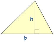 PART 3: Student Notes Area of Triangles Without Right Angles Knowing Base and Height It is easy to find the area of a right triangle, or any triangle, when we are given the base and the height.
