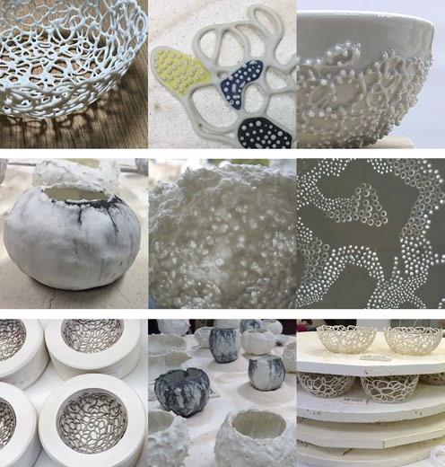 PORCELAIN IN ALL ITS STAGES - INSTRUCTOR: NATHALIE DOMINGO Discovering the many potentialities the porcelain medium offers by drawing on the creativity and experience of the artist Nathalie Domingo.
