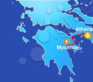 The first Greek kings were Mycenaean leaders, whose people invaded the Greek mainland