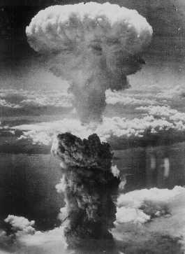 Atomic Bombing of Hiroshima and Nagasaki! August 6, 1945 first A-bomb dropped on Hiroshima! 3 days later, second A-bomb dropped on Nagasaki!