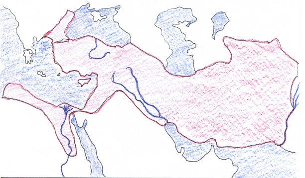 PERSIAN WARS Black Sea Greece The Halys Caspian Sea