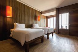 Your Accommodation 2 Deluxe Rooms (30 Sqm) Find peace and relaxation in these uniquely styled, contemporary Deluxe Rooms.