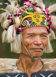 village. The Dayak are native to Borneo, and includes over 200 river- and hill-dwelling ethnic sub-groups, each with its own dialect, customs, and culture.