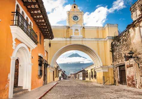 EXTEND YOUR VOYAGE IN GUATEMALA ANTIGUA, GUATEMALA POST-VOYAGE EXTENSION 2 DAYS/2NIGHTS $750 PER PERSON & $900 SOLO PRICE HIGHLIGHTS: Explore the picturesque historic city of Antigua, Guatemala, with