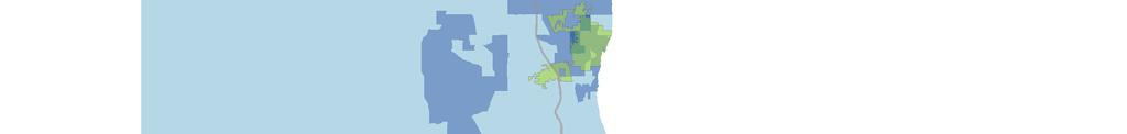 Of the 93%, 60% were living in the city of Chicago and 40% were living in the suburbs.