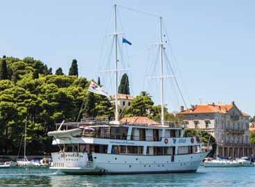 Comfort Mini Cruises ROUTE A100 SD m/s afrodita 3 nights / 4 days from split to brač, makarska, korčula and dubrovnik -50% discount from full cruise price Note: Last day (Tuesday) arrive to