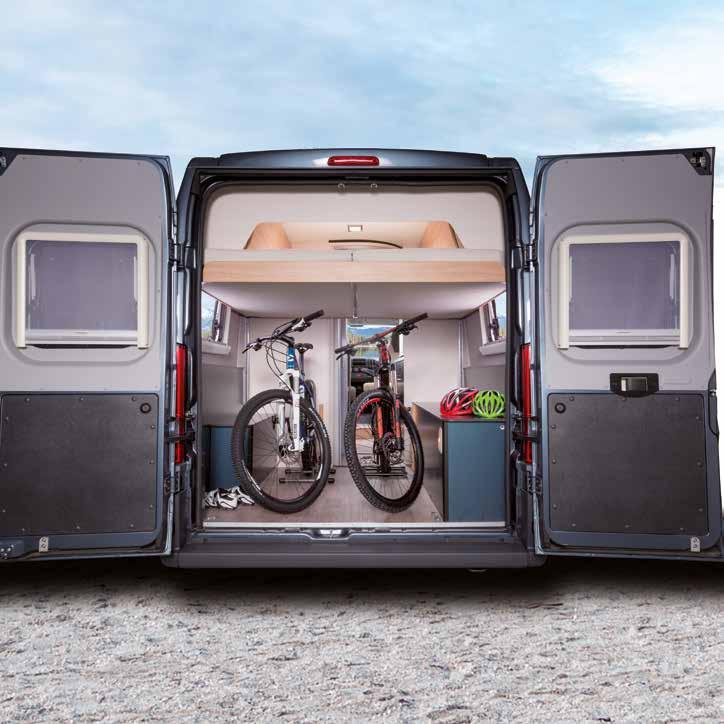BOXLIFE STOWAGE WELL DONE Up until now, when it came to caravans, the choice was always between storage space and sleeping area. The BOXLIFE 600 and 630 have changed this equation.