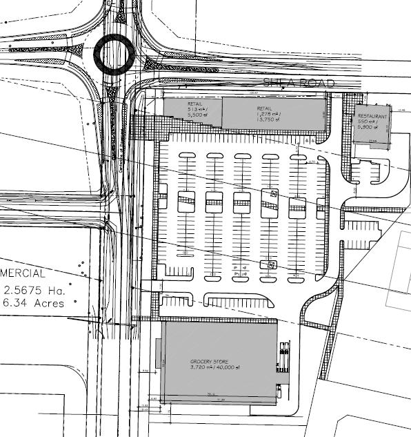 Proposed commercial development at southwest corner of