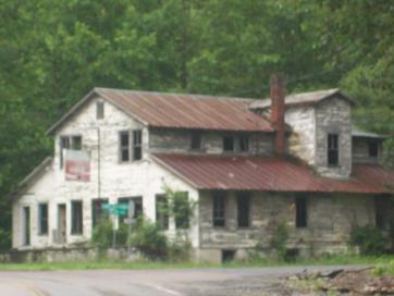 The Town of McClure resembles a coal camp but was actually a lumber camp built by the W.M. Ritter Lumber Company, the buildings of which still stand today.