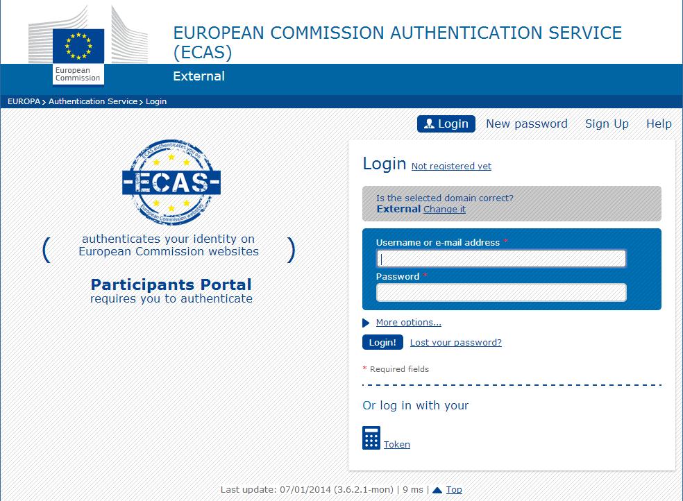 REGISTRACIJA (Korak po korak sa slikovnim prikazima) Pristupite portalu putem sljedeće poveznice: http://ec.europa.