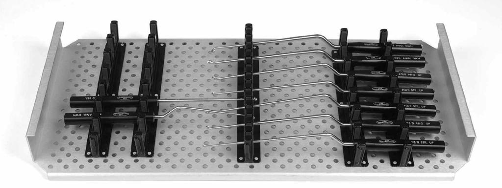 5 * NEW * Tray holds 8 Long instruments 702-0013-B Dimensions: 21.5 x 10 x 2.