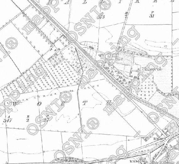 map extract 1831-1904 Walworth