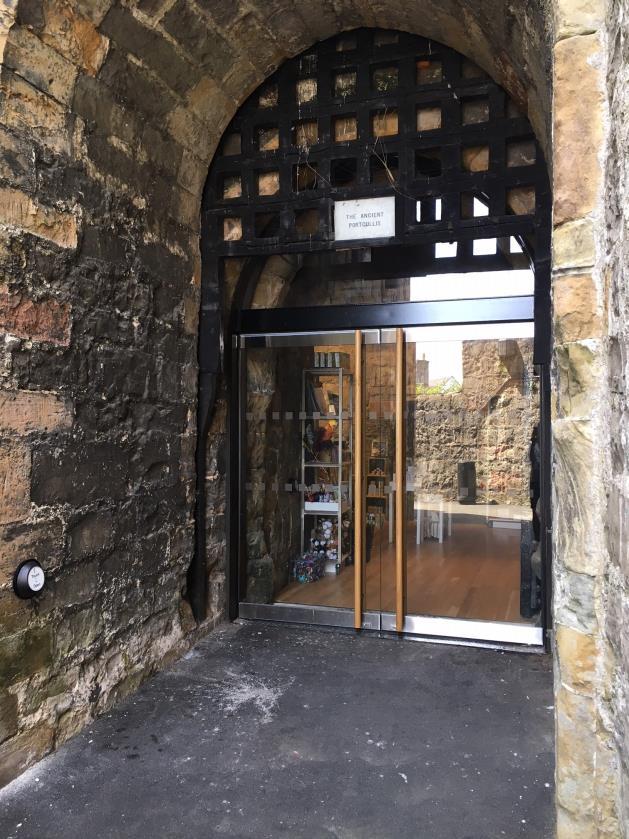 2 Entrance Area Access to Castle Rushen grounds is through a wide tarmacked entrance way (the barbican),