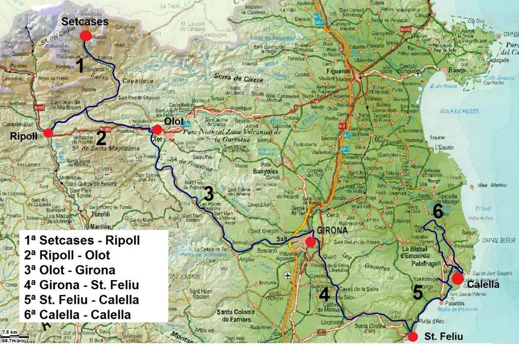 SPAIN 2018 PYRENEES TO THE COSTA BRAVA Self-Guided Cycle Tour - 8 days/7 nights Salvadore Dali at Port Lligat This tour offers great culture and scenery travelling from the Pyrenees to the Costa
