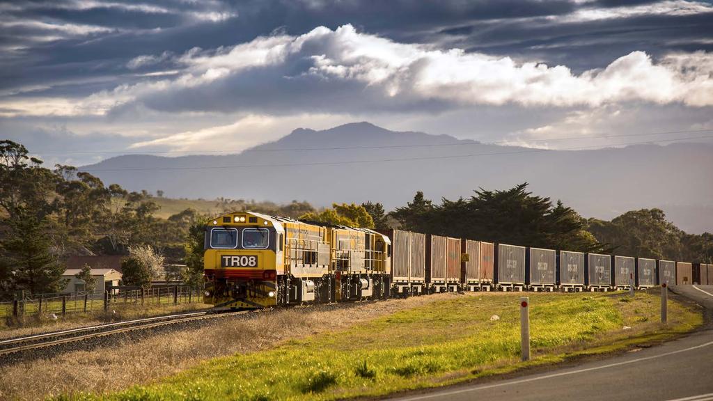 Chapter 2 Rail traffic Rail traffic terminals in Tasmania include: George Town: A multi modal-terminal with container storage area handling containerised general freight, metal ingots and bulk log