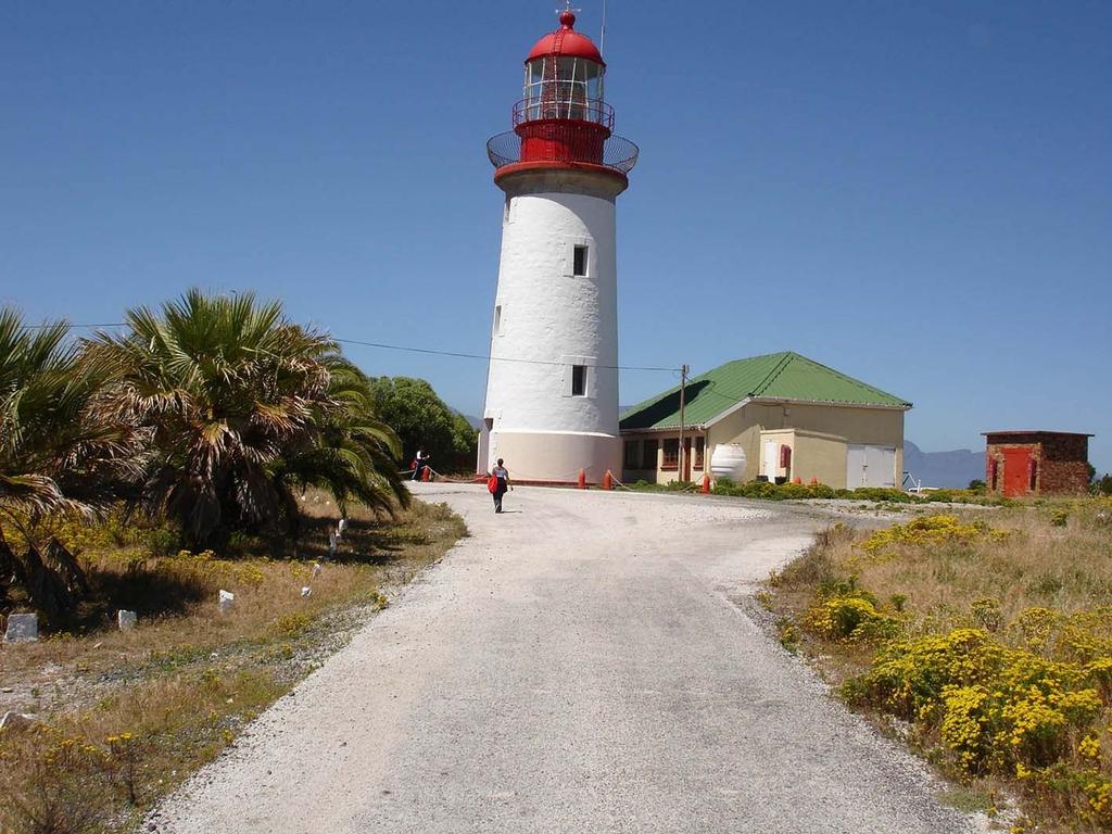 The Robben Island lighthouse was built during