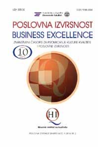 obilježena je deseta godišnjica kontinuiranog izlaženja znanstvenog časopisa Poslovna izvrsnost Business Excellence. Skupina entuzijasta predvođena prof. Tonćijem Lazibatom 2006.