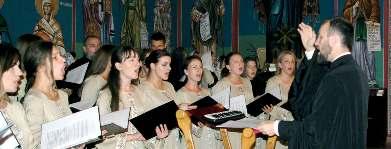 Обележавање Видовданског сабора је настављено у парохијској сали уз музику, док је за чланове хора приређен и посни ручак.