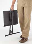 Gig Stand folds down great for when you take your music on the road!