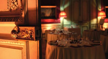 .. Optional: the temporary exhibition, the Italian Floor and the Courtyard. Capacity Dinner up to 80 people Choose 1 room from our selection: the Music Room, the Dining room or the Grand Salon.