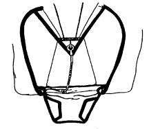 7. Thread the pull-up through the bottom outer closing flap, compress and pin. Fig.50 Fig.51 8.
