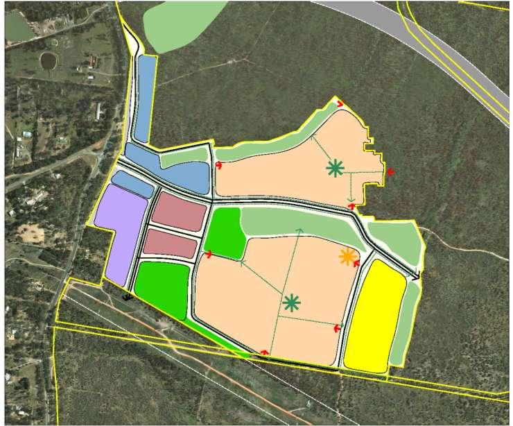 Precinct One Land Use Structure Plan MIXED USE DEVELOPMENT EMPLOYMENT (MIBA) RETAIL / COMMUNITY / COMMERCIAL/ MIXED USE CHILD CARE CENTRE EDUCATION RESIDENTIAL CONSERVATION OPEN SPACE VILLAGE OPEN