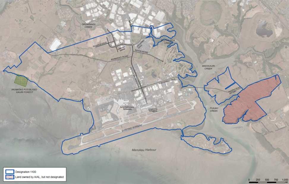 Figure 4 - Site location plan of Auckland Airport 3.