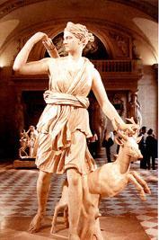 Artemis/Diana Daughter of Zeus & Leto.