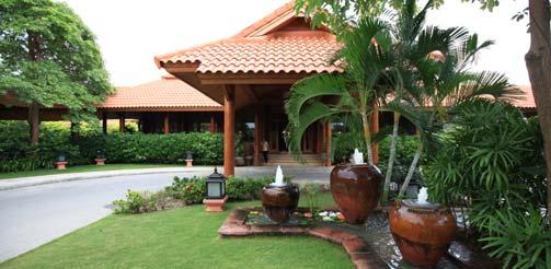 RUPAR MANDALAR RESORT, Mandalay Reception & the central building which has the restaurant & lounge
