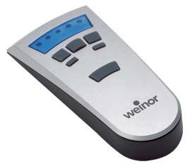 you to control your weinor accessories with ease through practical