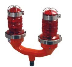 US Patent # 6,425,678 SafeSite L-810 Red LED Obstruction Lights CID2, ATEX/IECEx - VAC versions Application: LED Based L-810 Red Obstruction light certified to meet both the rigorous FAA requirements