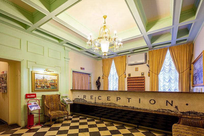Nevsky Grand Hotel 3* Address: 10 Bolshaya Konyushennaya street, St Petersburg, Russia Number of rooms/floors: 128/6 Distances: Pulkovo airport 14 km; nearest metro station