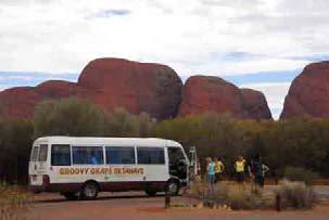 Day 4 After another fantastic breakfast we enjoy a walk around the base of Uluru and spend time learning about the Aboriginal people at the Cultural Centre.