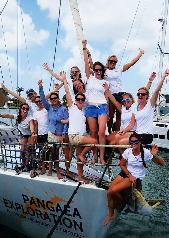 Summary of exxpedition Caribbean 2016 exxpedition Caribbean 2016 was designed to have two legs with two different crews. Leg 1 sailed from Trinidad to Barbados & St Lucia with a crew of 12 women.