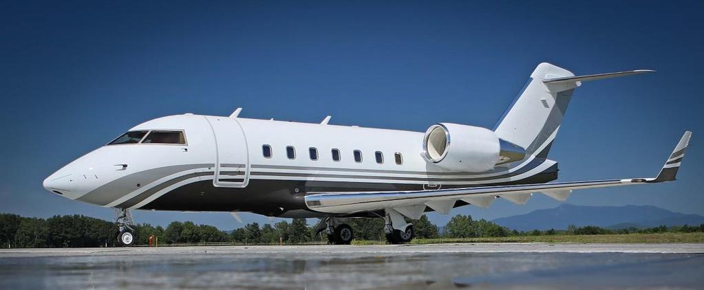 Challenger 604/605 At its introduction, the Bombadier Challenger 604/605 set new standards in general aviation for comfort, low cabin noise levels,